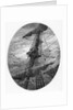 The Mariner up the mast during a storm by Gustave Dore