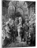 The Bride and Groom entering the hall by Gustave Dore
