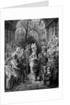 The Bride and Groom entering the hall by Gustave Dore