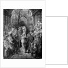 The Bride and Groom entering the hall by Gustave Dore