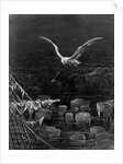 The albatross is shot by the Mariner by Gustave Dore