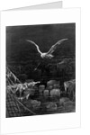 The albatross is shot by the Mariner by Gustave Dore