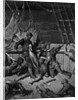 The sailors curse the Mariner, forced to wear the dead albatross around his neck by Gustave Dore