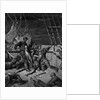 The sailors curse the Mariner, forced to wear the dead albatross around his neck by Gustave Dore