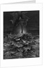 The Mariner gazes on the ocean and laments his survival while all his fellow sailors have died by Gustave Dore