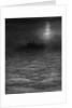 The marooned ship in a moonlit sea by Gustave Dore