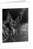 The Mariner gazes on the serpents in the ocean by Gustave Dore