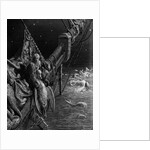 The Mariner gazes on the serpents in the ocean by Gustave Dore