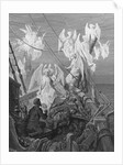 The mariner sees the band of angelic spirits by Gustave Dore