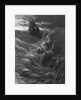 The mariner, as his ship is sinking, sees the boat with the Hermit and Pilot by Gustave Dore