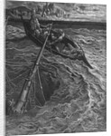 The ship sinks but the Mariner is rescued by the Pilot and Hermit by Gustave Dore