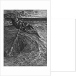 The ship sinks but the Mariner is rescued by the Pilot and Hermit by Gustave Dore