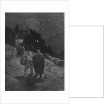 The Mariner, condemned to travel unceasingly from country to country, is also condemned to relate his story to people he meets by Gustave Dore