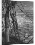 The Mariner describes to his listener, the wedding guest, his feelings of loneliness and desolation while on the ship by Gustave Dore