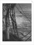 The Mariner describes to his listener, the wedding guest, his feelings of loneliness and desolation while on the ship by Gustave Dore