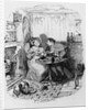 Mr Bumble and Mrs Corney taking tea by George Cruikshank