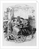 Mr Bumble and Mrs Corney taking tea by George Cruikshank