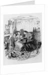 Mr Bumble and Mrs Corney taking tea by George Cruikshank