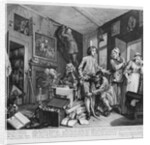 Scene I: The Rake Taking Possession of his Estate, 1735 by William Hogarth
