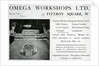 Adverisement for the Omega Workshops Ltd by English School