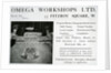 Adverisement for the Omega Workshops Ltd by English School