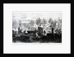 Bunhill Fields, January 1866 by English School