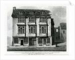 A South View of the Falcon Tavern, on the Bankside, Southwark, engraved by William Wise, 1811 by Frederick (after) Nash