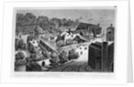 Winchester House, Southwark in about 1649, published in 1812 by Wenceslaus Hollar