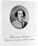 Baroness Louise Lehzen by English School