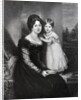 Queen Victoria as an infant with her mother the Duchess of Kent, c.1822 by English School