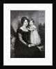 Queen Victoria as an infant with her mother the Duchess of Kent, c.1822 by English School