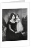 Queen Victoria as an infant with her mother the Duchess of Kent, c.1822 by English School