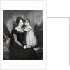 Queen Victoria as an infant with her mother the Duchess of Kent, c.1822 by English School