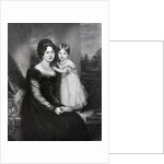 Queen Victoria as an infant with her mother the Duchess of Kent, c.1822 by English School