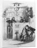 Mr. Pickwick and Sam in the attorney's office by Hablot Knight Browne