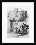 Mr. Pickwick and Sam in the attorney's office by Hablot Knight Browne