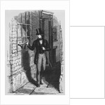 Dickens placing his first literary contribution in the editor's box by English School