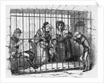 Kit in Jail by Hablot Knight Browne