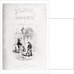 Title page of 'Bleak House' by Charles Dickens published 1853 by Hablot Knight (1815-92) Browne