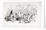 Steerforth and Mr. Mell by Hablot Knight Browne