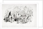 Steerforth and Mr. Mell by Hablot Knight Browne