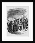 Oliver escapes being bound apprentice to the sweep by George Cruikshank