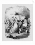 Mr Bumble degraded in the eyes of the paupers by George Cruikshank