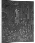 A Riverside Street by Gustave Dore