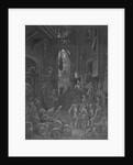 A Riverside Street by Gustave Dore