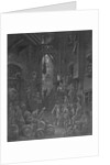 A Riverside Street by Gustave Dore