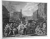 A Representation of the March of the Guards towards Scotland in the Year 1745, published 1750 by William Hogarth