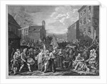 A Representation of the March of the Guards towards Scotland in the Year 1745, published 1750 by William Hogarth