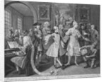 Scene II: The Rake's Levee, 1735 by William Hogarth