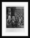 The House of Commons in Walpole's administration by William Hogarth